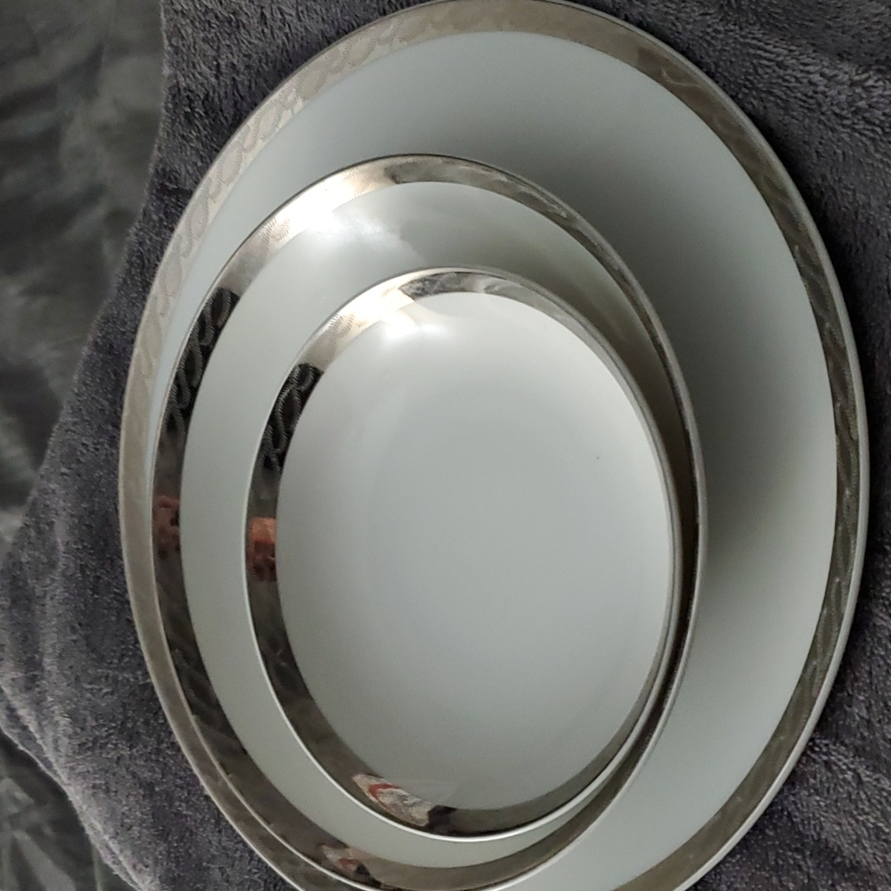 China silver edge 5 piece